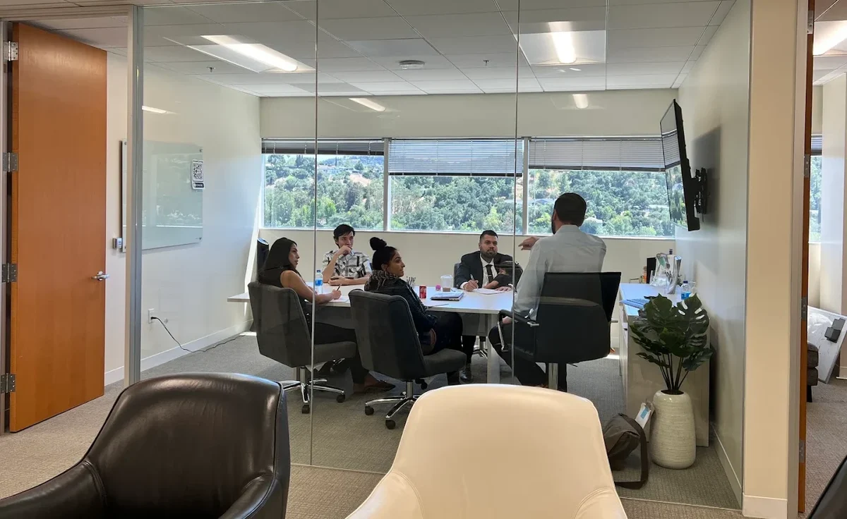 The BrightLight Realty team in the Encino office